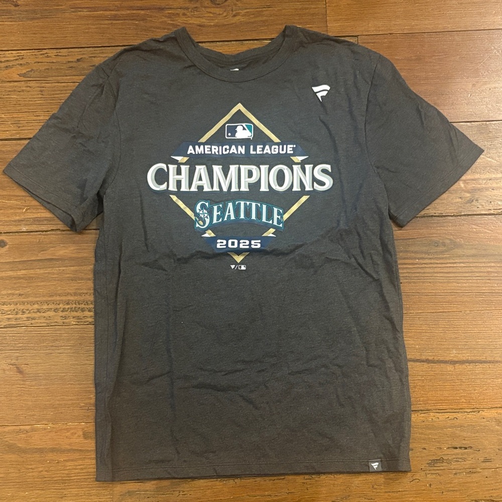 Fanatics Black Seattle 2025 Champions Graphic Tee